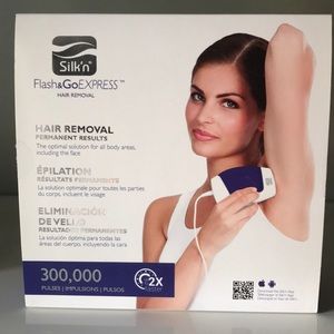 Flash&Go Express Hair Removal Device - White and Purple